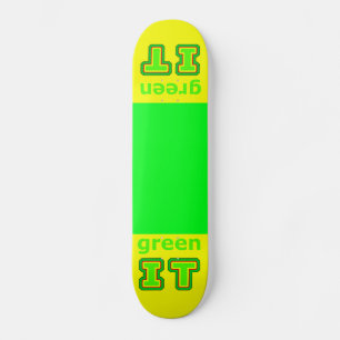 grönt IT MUSEUM gibsphotoart Skateboard Bräda 19,5 Cm