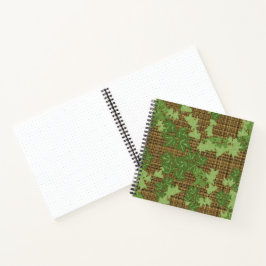 Grönt Ivy Brown Black Guld Play Bullet Journal
