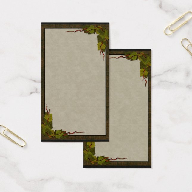 Grönt Ivy Visitkort (Kontor)