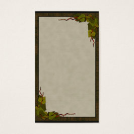 Grönt Ivy Visitkort