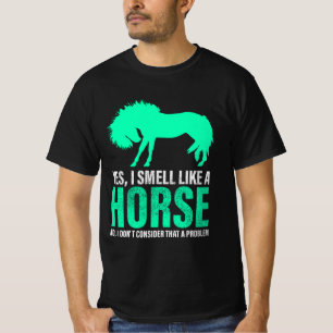 Grönt Ja, jag blöder som en häst T Shirt