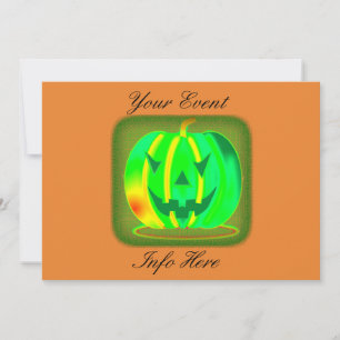 Grönt Jack o'lantern Halloween Thunder_Cove