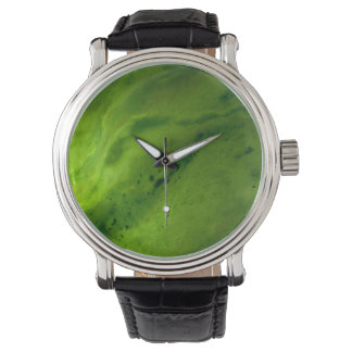 Grönt Jade Watch Armbandsur