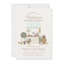 Grönt Jordbrukare Marknadsgrupp Färsk födelsedagsi