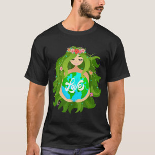 Grönt Jorddagen i Mor Gaia Spara Vår planetKvinnor T Shirt
