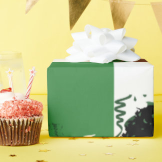 Grönt Joy Confetti Gift Wrap Presentpapper