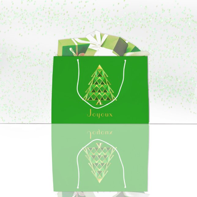 Grönt Joyoux Noel Gift Bag (Skapare uppladdad)