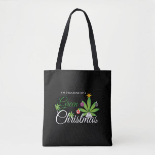 Grönt jul Ogräs Shirt Tygkasse