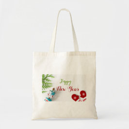 Grönt Juldekorationer Tote bags Tygkasse
