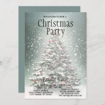 Grönt Julgran Färgfärgade ornament Vita Snö