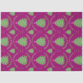 Grönt Julgran Färgfull Helgdag Roligt