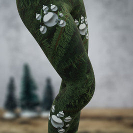 Grönt Julgran Ornaments Festive Leggings