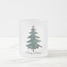 Grönt Julgran Ornaments God jul