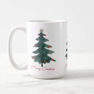 Grönt Julgran Ornaments God jul Kaffemugg