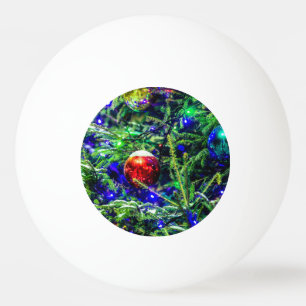 Grönt Julgran Red Boll
