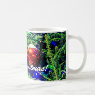 Grönt Julgran Red Boll Kaffemugg