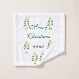 Grönt Julgran rödkörsbär god jul mo
