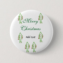 Grönt Julgran rödkörsbär god jul mo Knapp