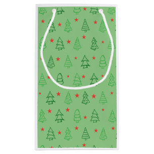 GRÖNT JULGRANAR OCH RED STAR DESIGN