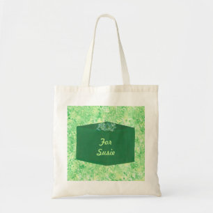 Grönt Julklapp med Bow Personlig Bag Tygkasse