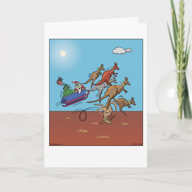 Grönt Julkort Helgkort (Framsida)