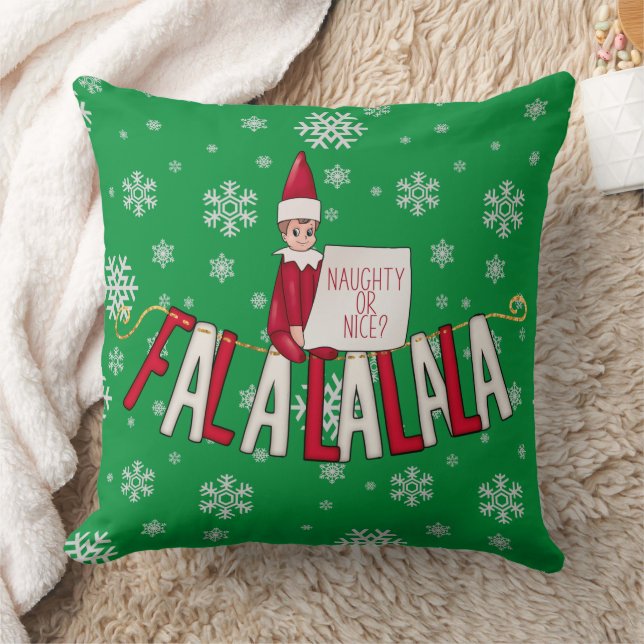 Grönt Julpillow Kudde (Filt)