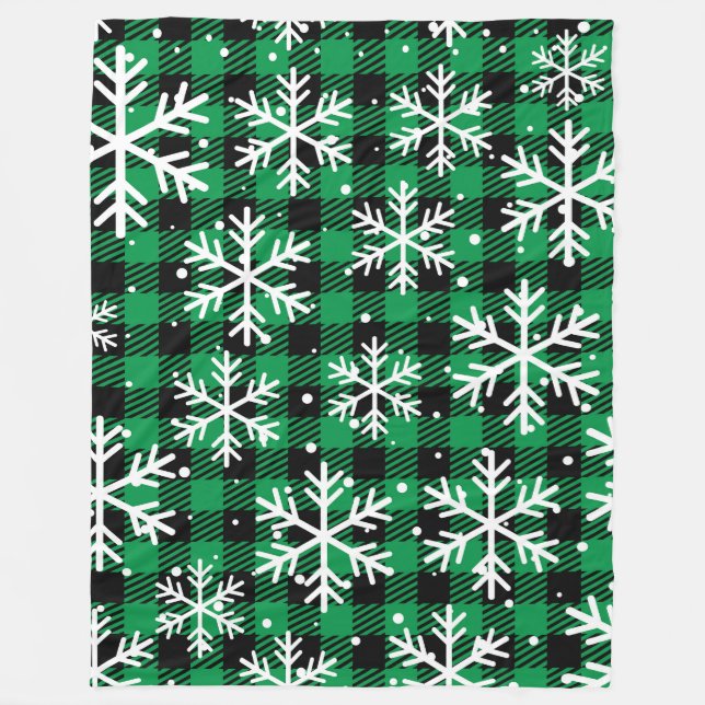 Grönt - jultomte 60 x 80 Fleece Blanket (Framsidan)