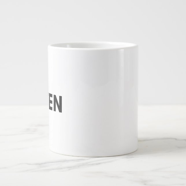 grönt jumbo mugg (Framsidan)
