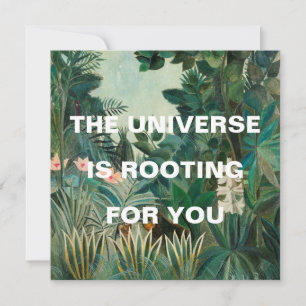 Grönt Jungle Painting Universe roterar