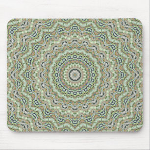 Grönt Kaleidoscope Musmatta