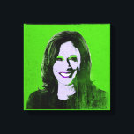 Grönt Kamala Harris Pop Art Canvastryck<br><div class="desc">Politiska konst och politiska gåvor från PolitiClothes.com & PolitiCardz.com Hitta de mest unika valen och politiska gåvor, inklusive: politiska T-shirts, politiska stöttepar, politiska knappar, politiska knappar, politiska Poster, politiska Stift, politiska kort, politiska Mugg, politiska Poster, politiska signaturer och mycket mer! Politiska konst och konst: http://www.PolitiClothes.com Politiska kort och gåvor: http://www.PolitiCardz.com...</div>
