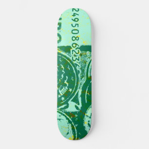 Grönt kapital skateboard bräda 19,5 cm
