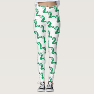 Grönt Kawaii Mask Thunder_Cove Leggings