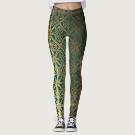 Grönt keltisk leggings
