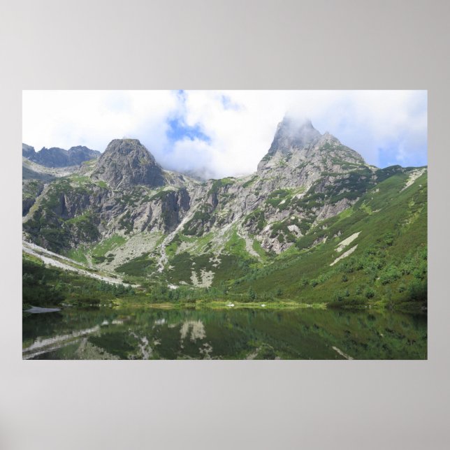 Grönt Kiezmarski Pond, Tatras Poster (Framsidan)