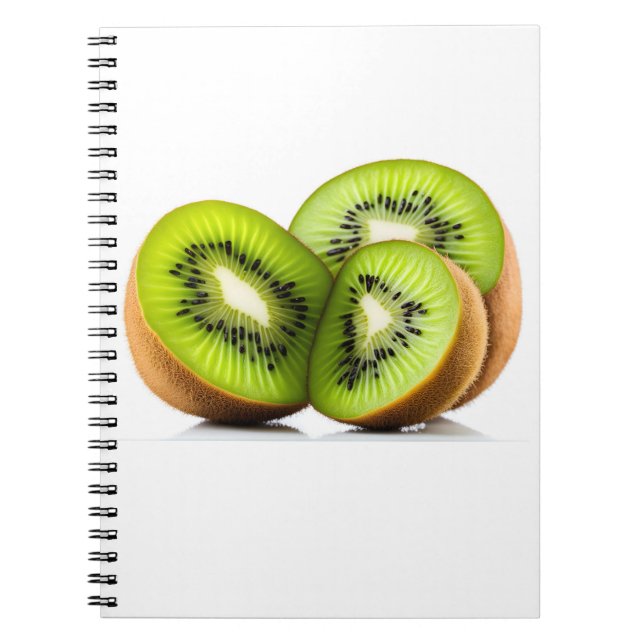 Grönt kiwi-frukt anteckningsbok (Framsidan)