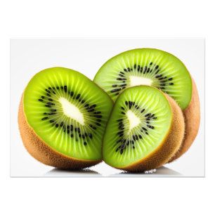 Grönt kiwi-frukt fototryck