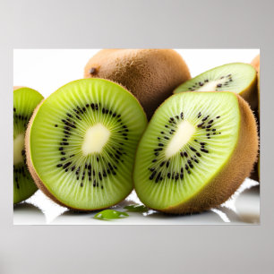 Grönt kiwi-frukt poster