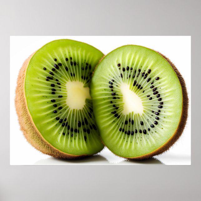Grönt kiwi-frukt poster (Framsidan)