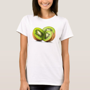 Grönt kiwi-frukt t shirt