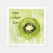 Grönt Kiwi Pappersservett