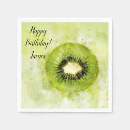 Grönt Kiwi Pappersservett
