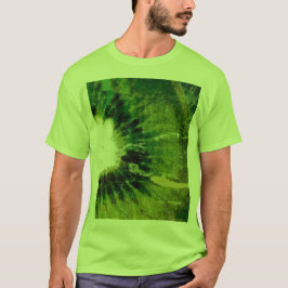 Grönt Kiwi Tie Die Roligt för sommaren T Shirt