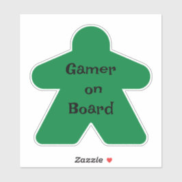 Grönt Klistermärken