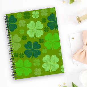 Grönt Klöver, Lucky Klöver, Saint patrick's day Anteckningsbok