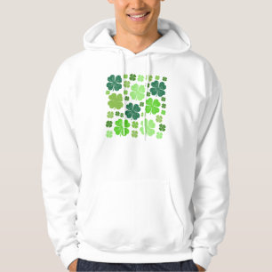 Grönt Klöver, Lucky Klöver, Saint patrick's day Hoodie