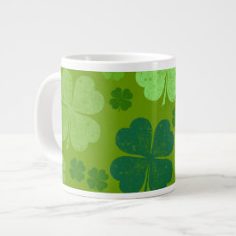 Grönt Klöver, Lucky Klöver, Saint patrick's day Jumbo Mugg