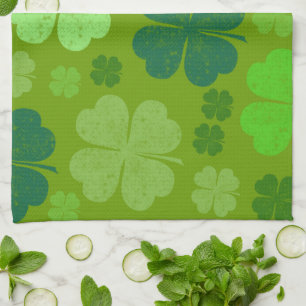 Grönt Klöver, Lucky Klöver, Saint patrick's day Kökshandduk