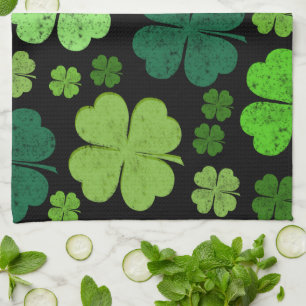 Grönt Klöver, Lucky Klöver, Saint patrick's day Kökshandduk