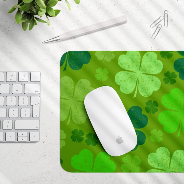 Grönt Klöver, Lucky Klöver, Saint patrick's day Musmatta (Skapare uppladdad)